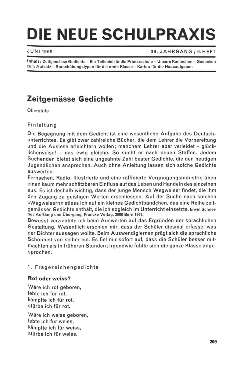 Buchumschlag - Heft 6