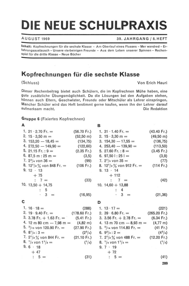Buchumschlag - Heft 8