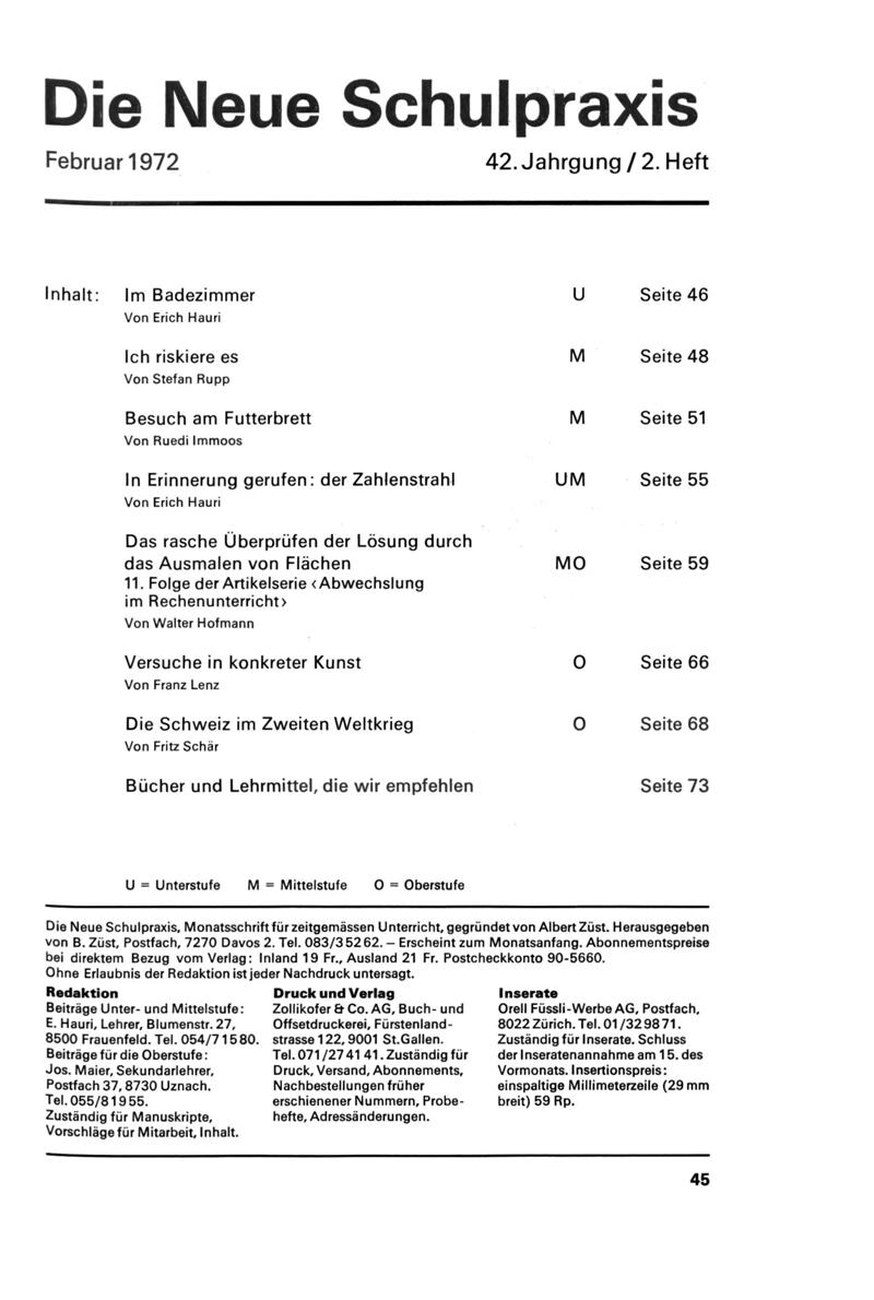 Buchumschlag - Heft 2