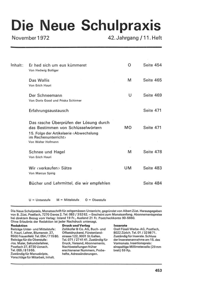 Buchumschlag - Heft 11