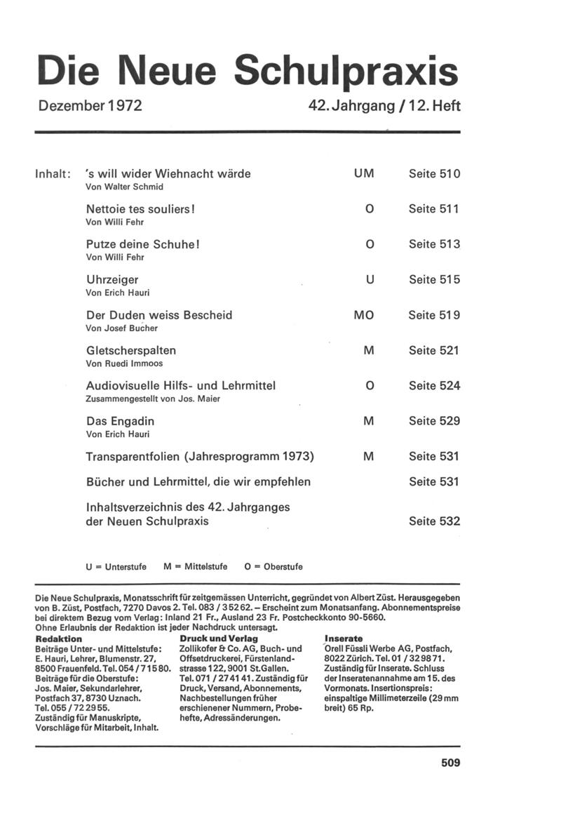 Buchumschlag - Heft 12