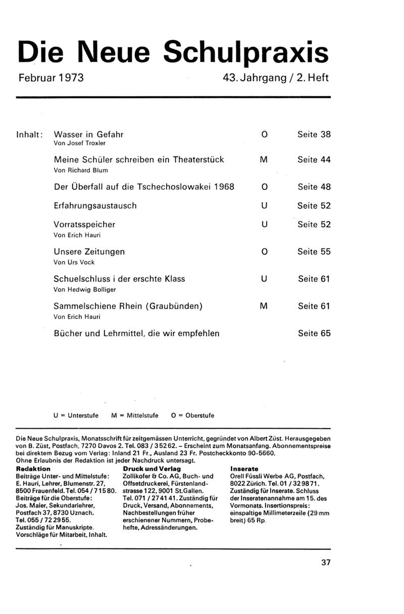 Buchumschlag - Heft 2