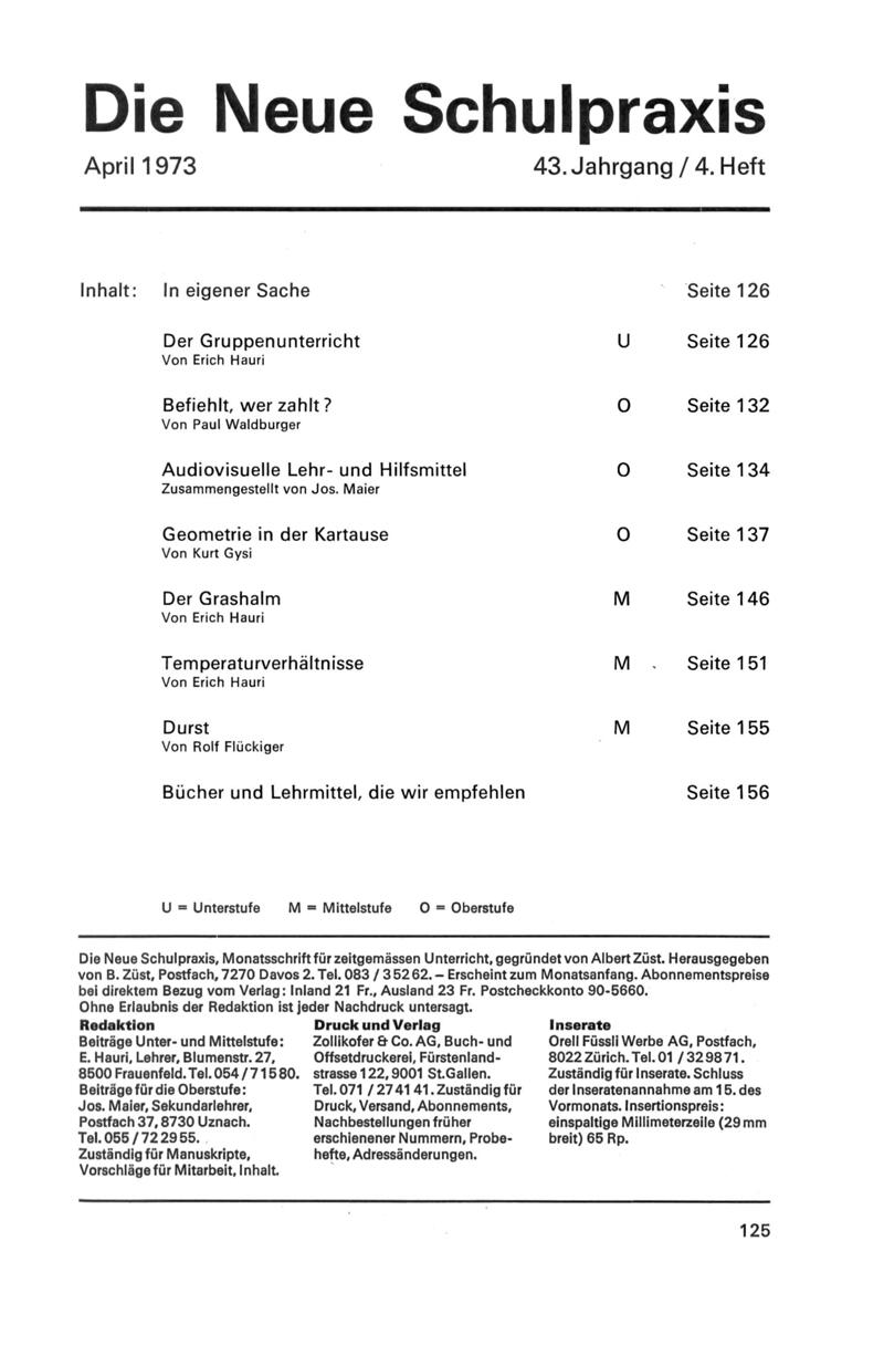 Buchumschlag - Heft 4
