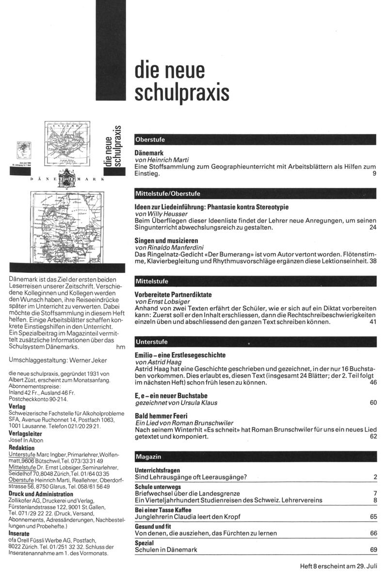 Buchumschlag - Heft 6