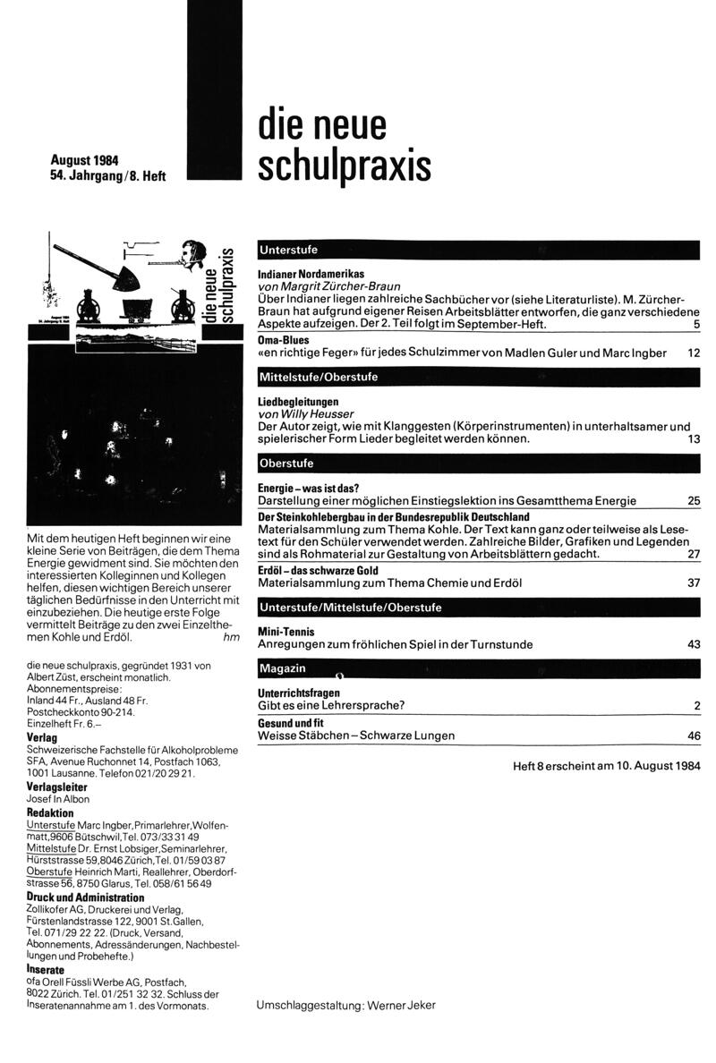 Buchumschlag - Heft 8