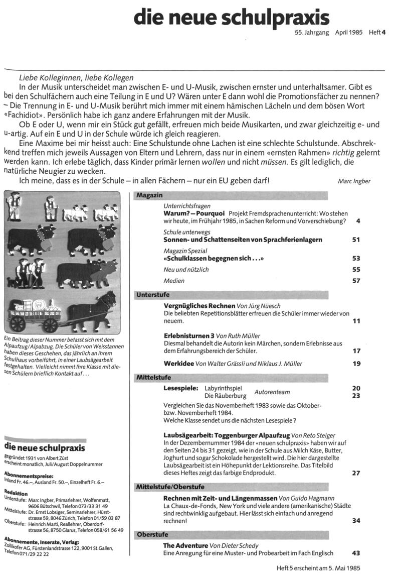 Buchumschlag - Heft 4