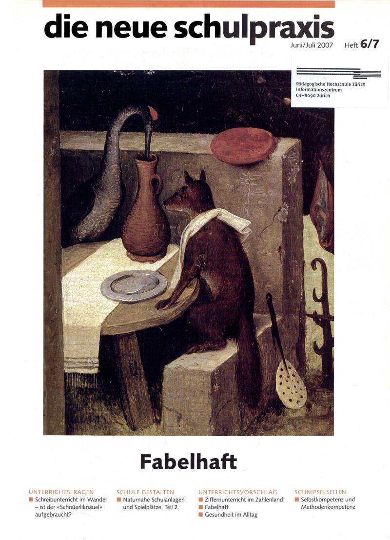 Buchumschlag - Heft 6-7