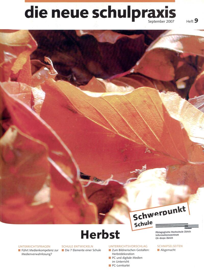 Buchumschlag - Heft 9