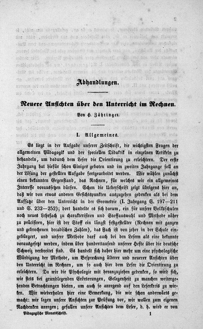 Buchumschlag - Heft 1