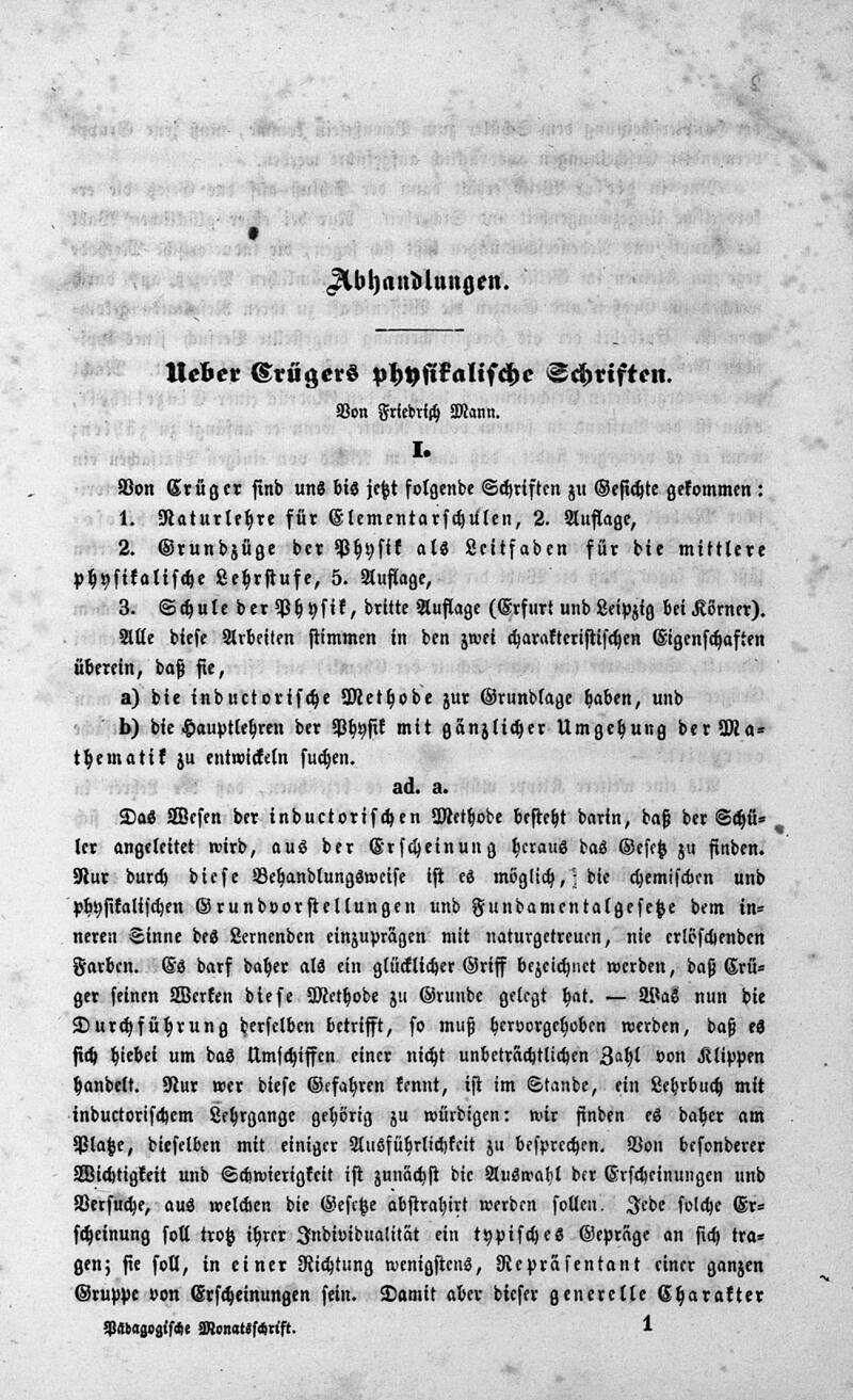 Buchumschlag - Heft 1