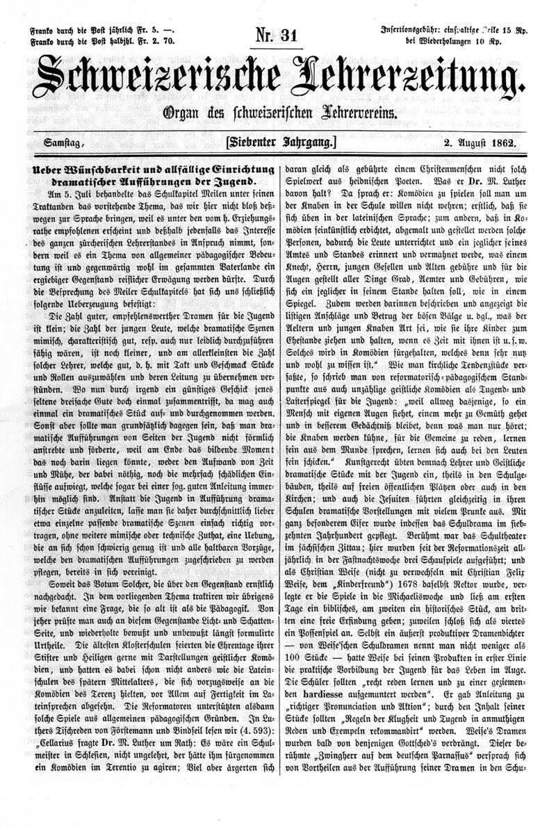 Buchumschlag - Heft 31