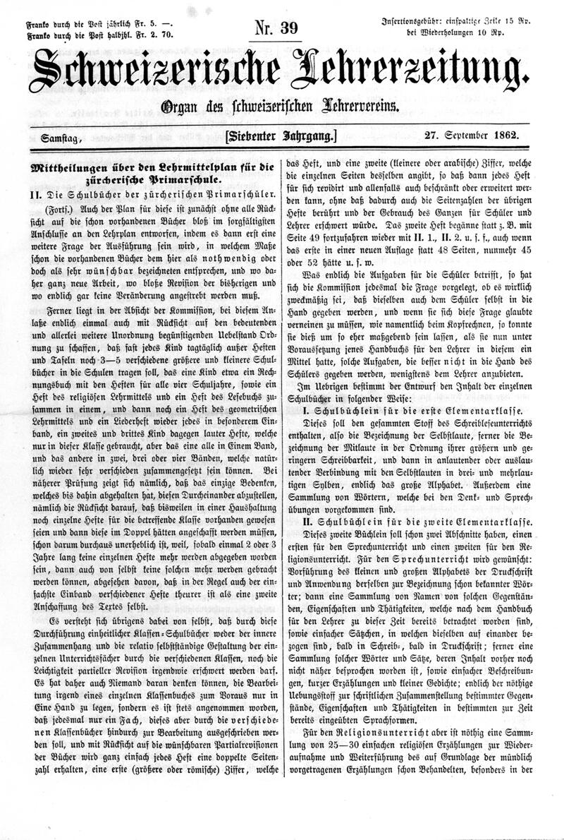 Buchumschlag - Heft 39