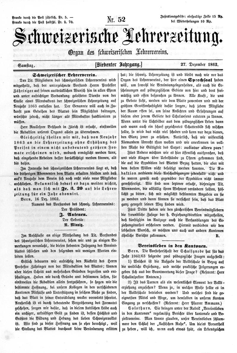 Buchumschlag - Heft 52