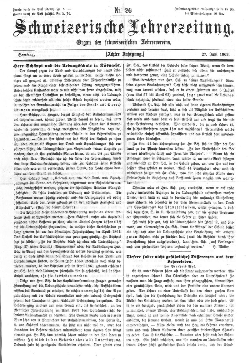 Buchumschlag - Heft 26