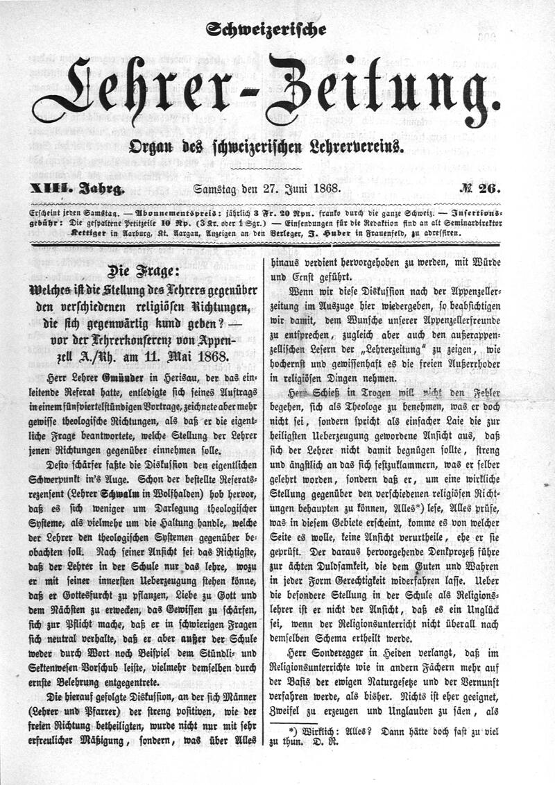 Buchumschlag - Heft 26