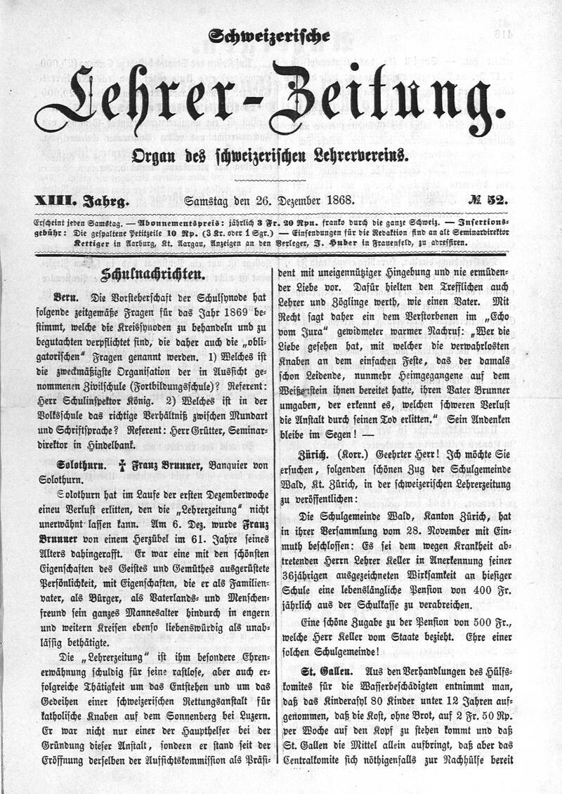 Buchumschlag - Heft 52