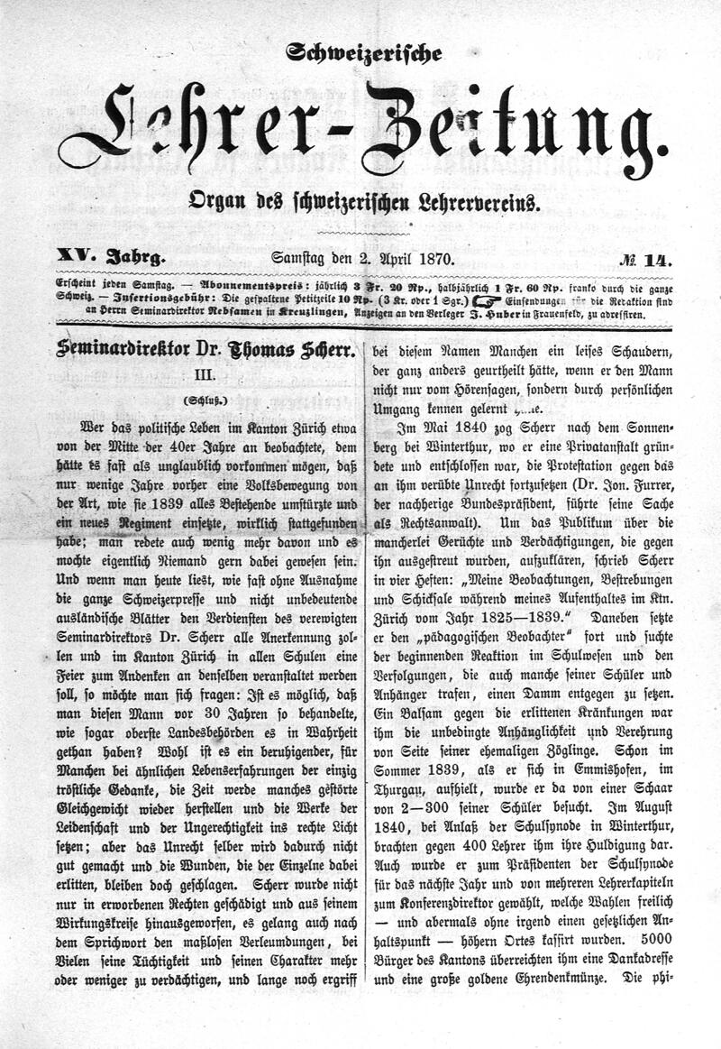 Buchumschlag - Heft 14