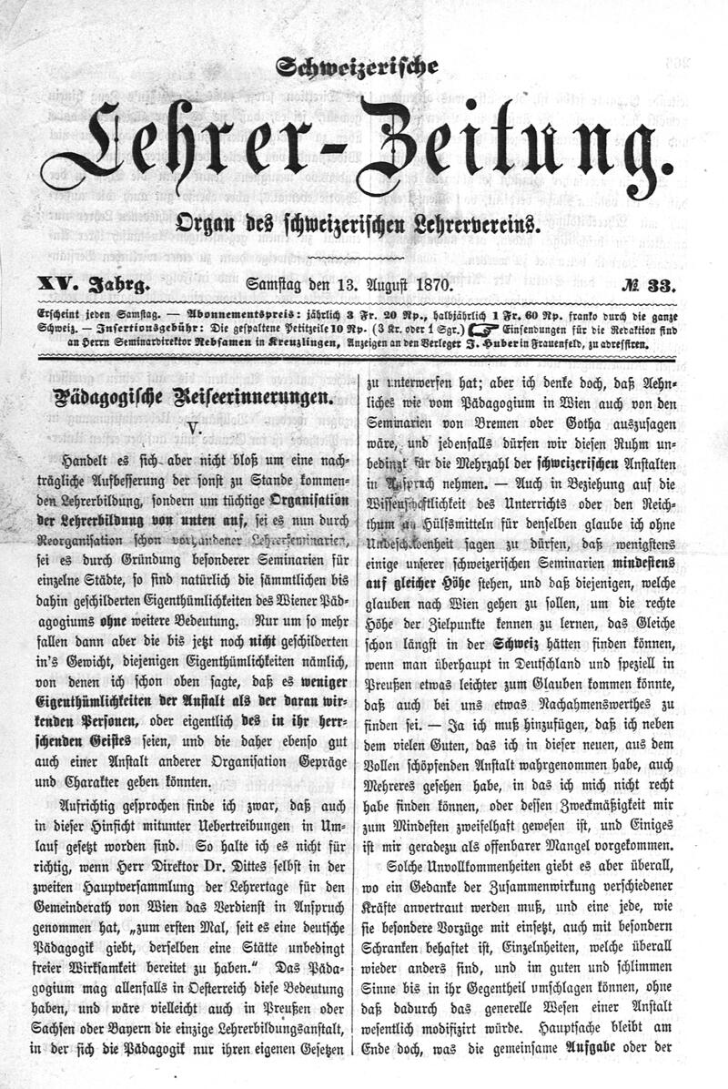 Buchumschlag - Heft 33