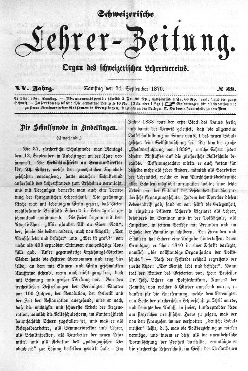 Buchumschlag - Heft 39