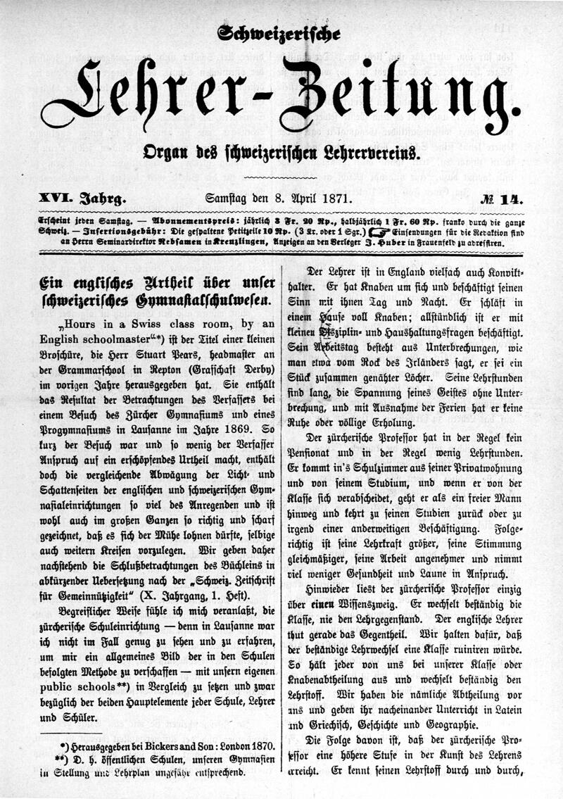 Buchumschlag - Heft 14