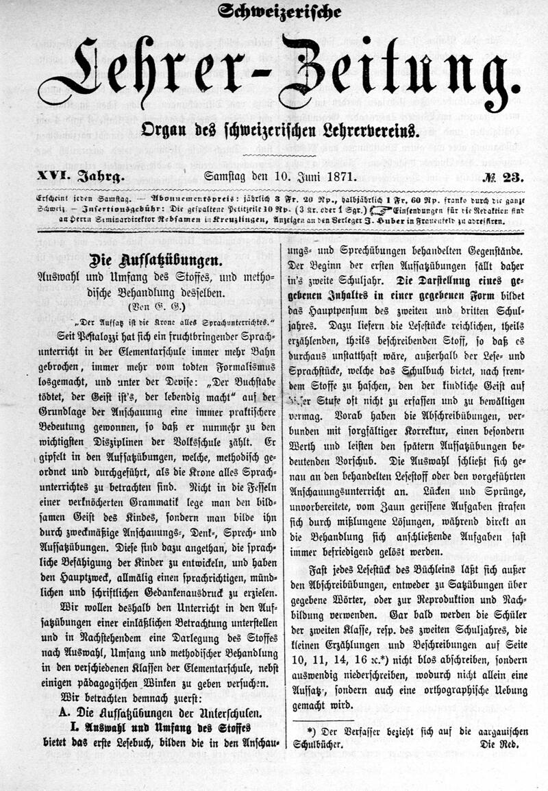 Buchumschlag - Heft 23