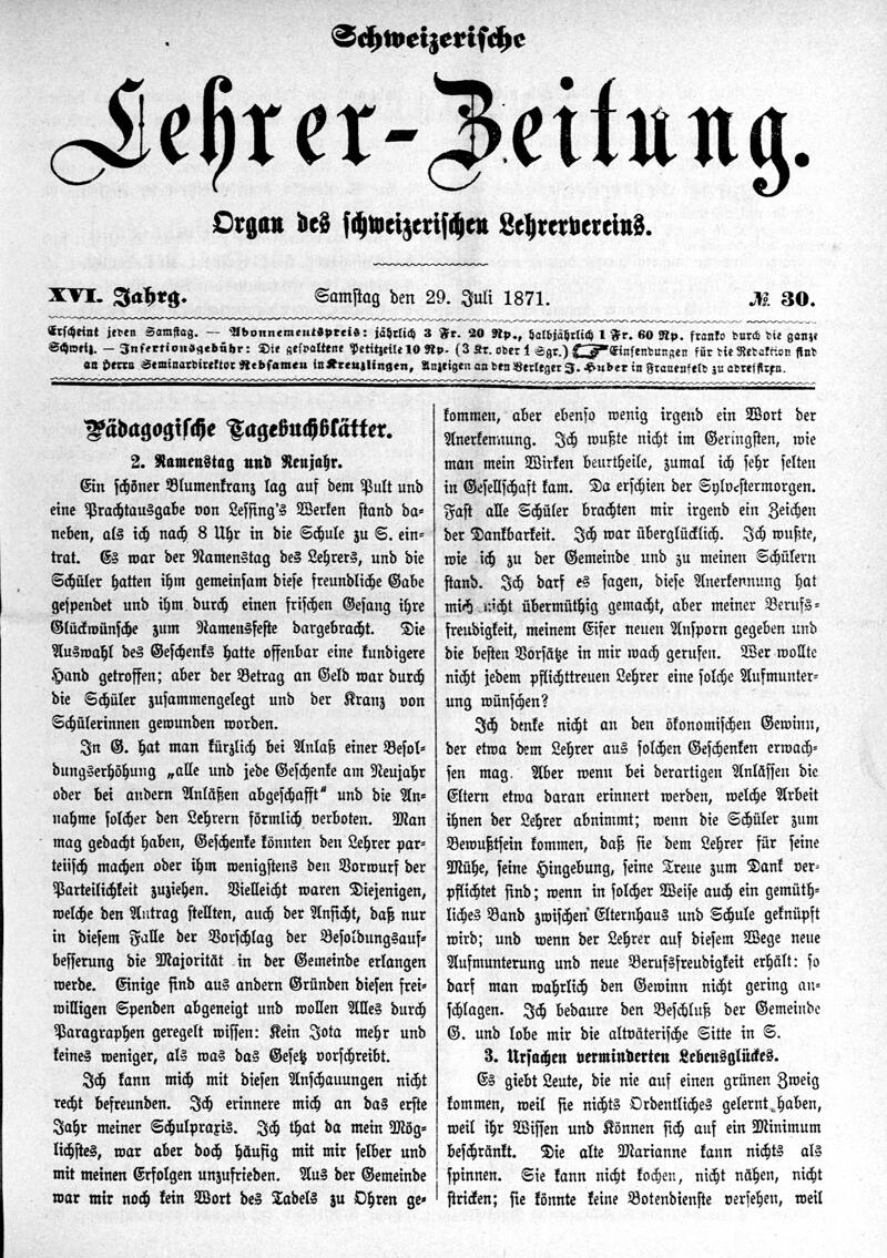 Buchumschlag - Heft 30