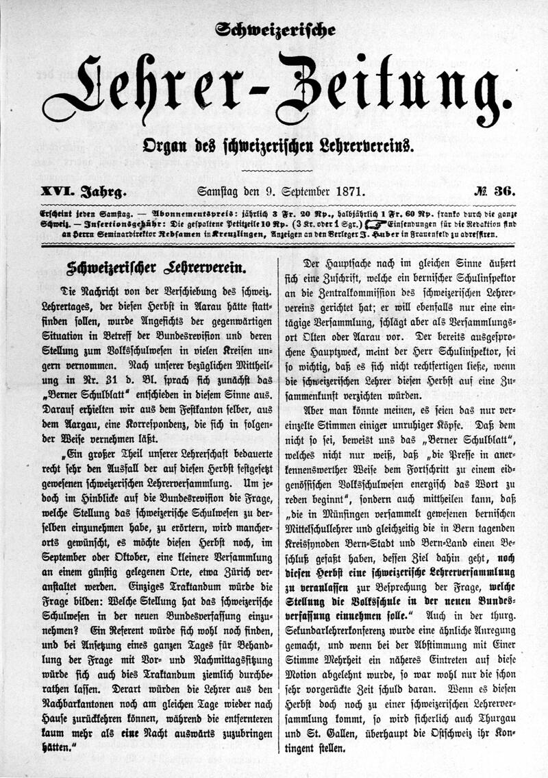 Buchumschlag - Heft 36