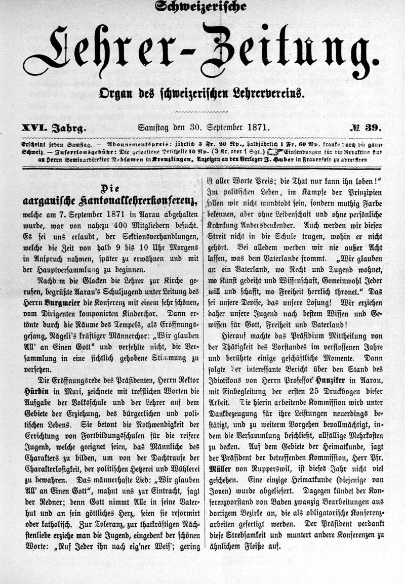 Buchumschlag - Heft 39