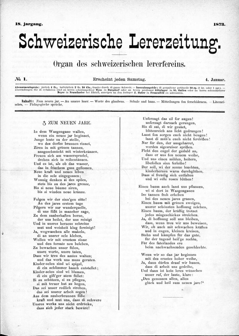 Buchumschlag - Heft 1