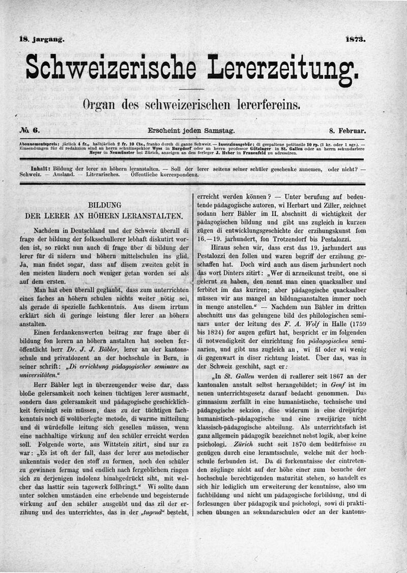 Buchumschlag - Heft 6