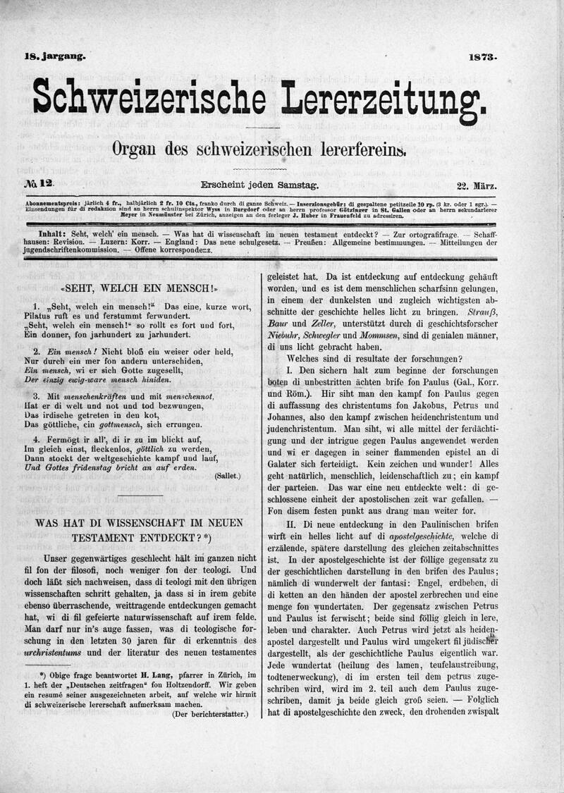 Buchumschlag - Heft 12