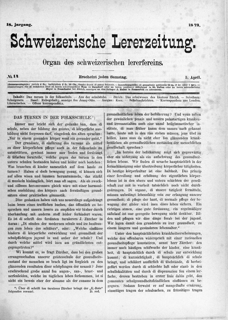 Buchumschlag - Heft 14