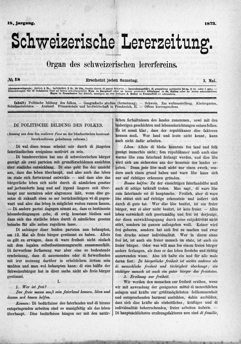 Buchumschlag - Heft 18