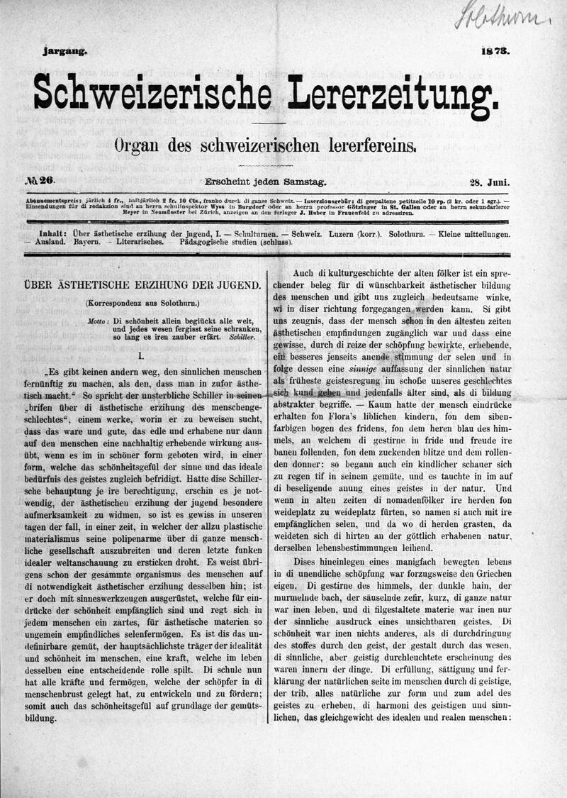 Buchumschlag - Heft 26
