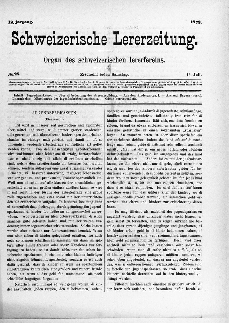 Buchumschlag - Heft 28