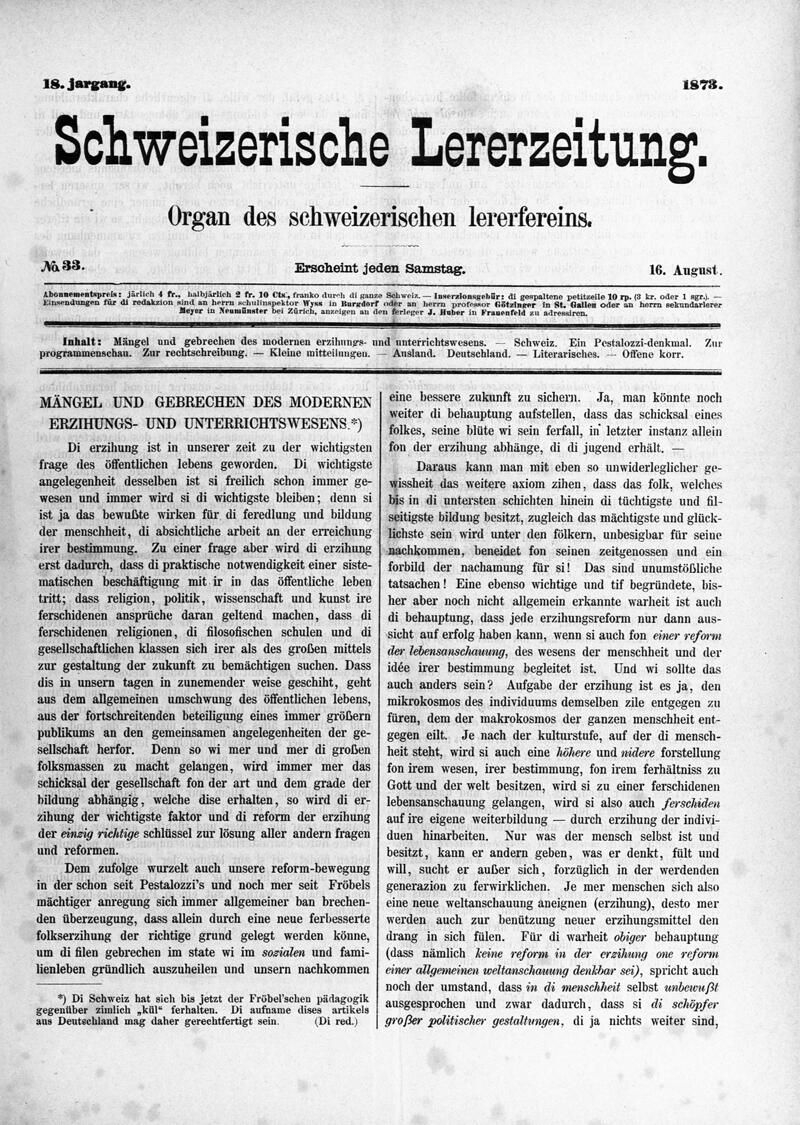 Buchumschlag - Heft 33