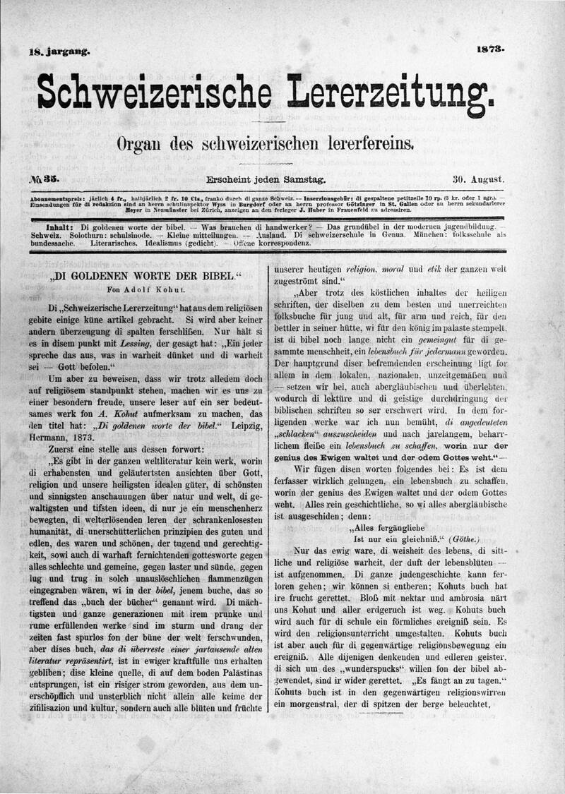 Buchumschlag - Heft 35
