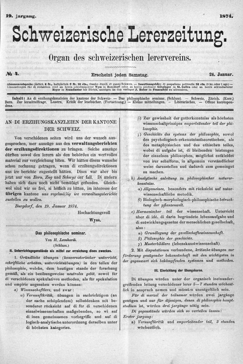 Buchumschlag - Heft 4