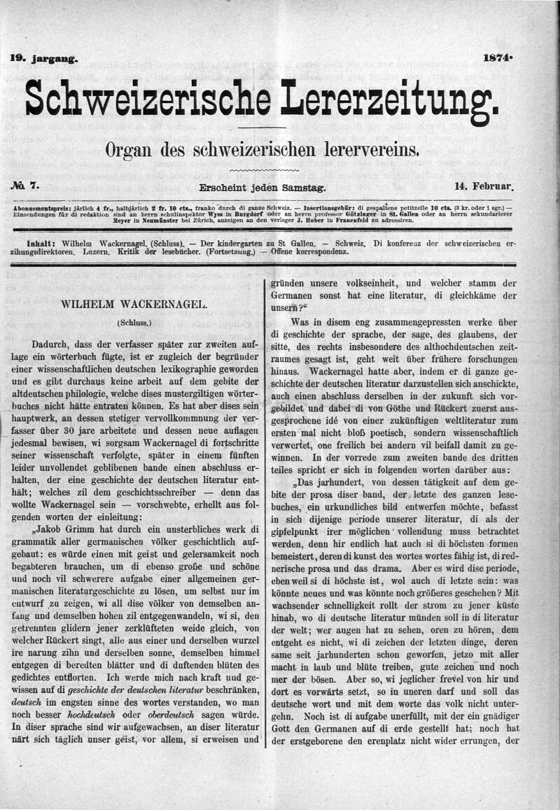 Buchumschlag - Heft 7