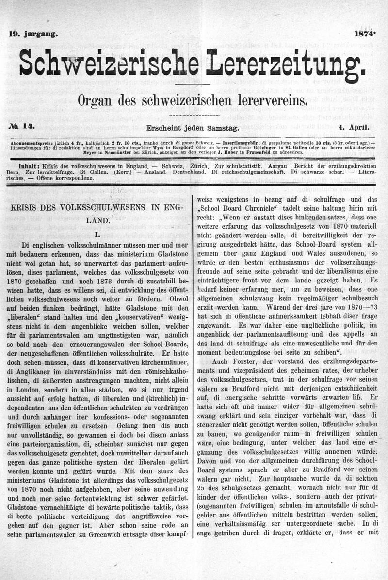 Buchumschlag - Heft 14