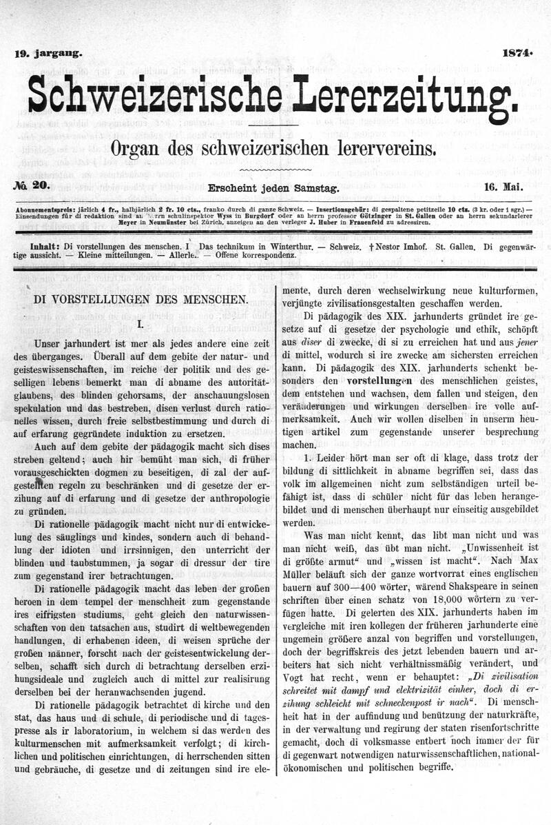 Buchumschlag - Heft 20