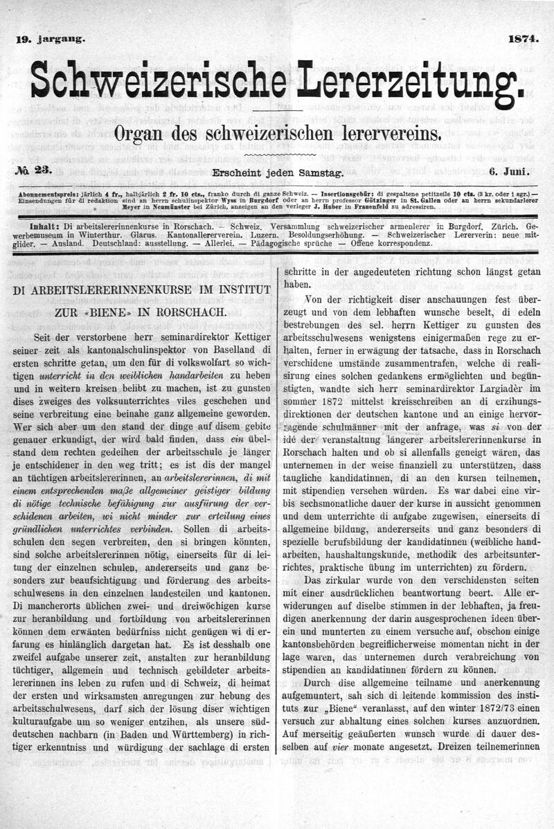 Buchumschlag - Heft 23