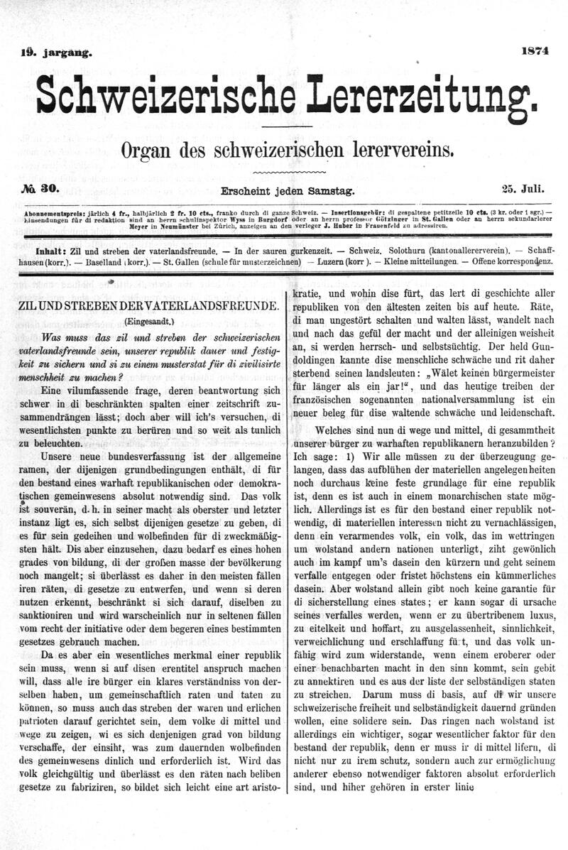Buchumschlag - Heft 30