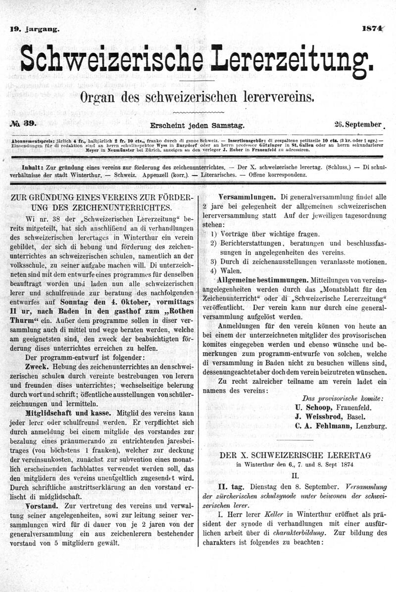 Buchumschlag - Heft 39