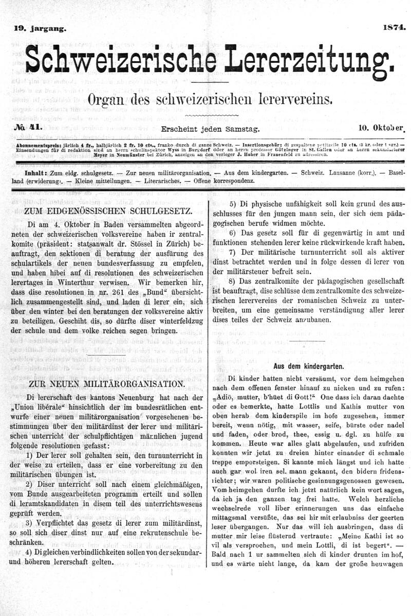 Buchumschlag - Heft 41