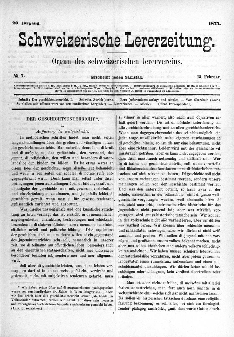 Buchumschlag - Heft 7