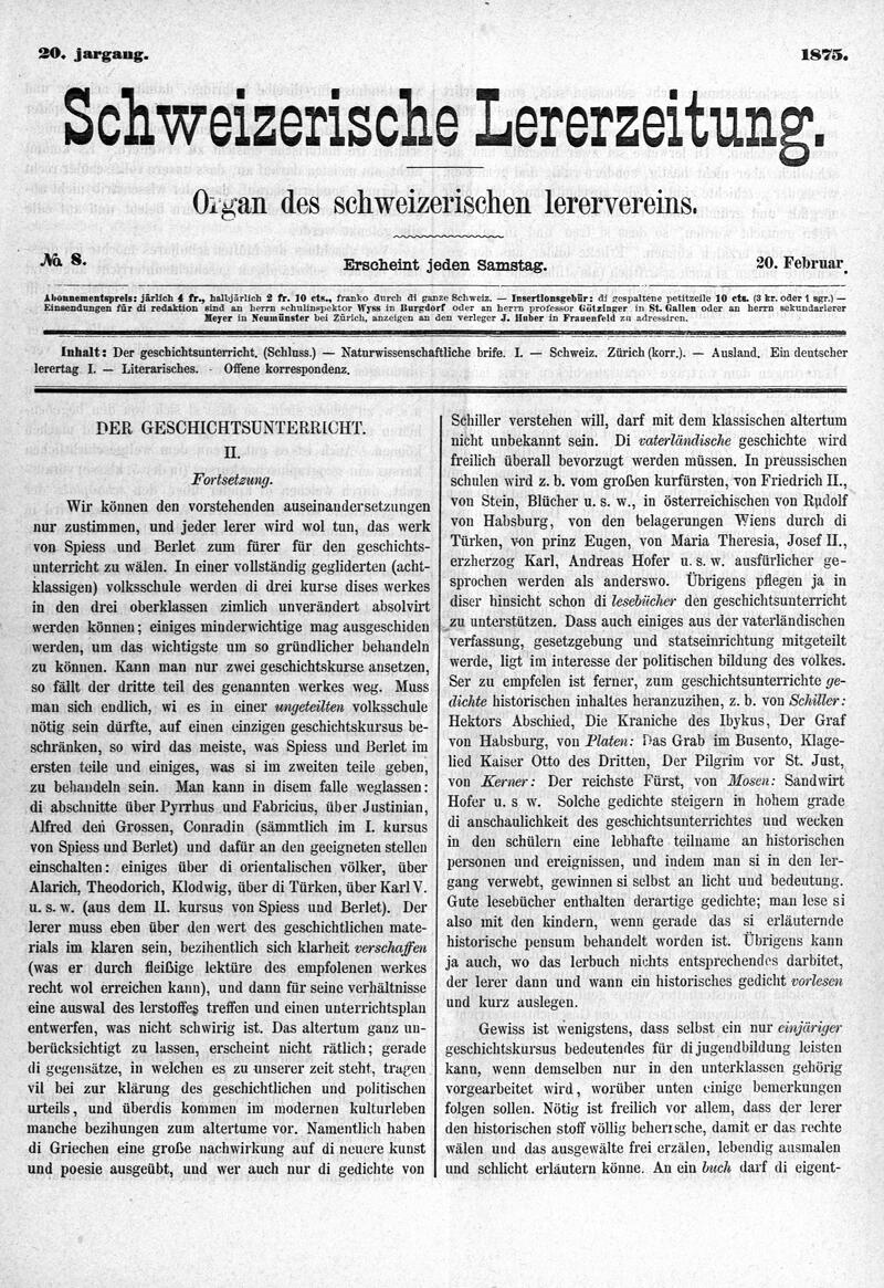 Buchumschlag - Heft 8