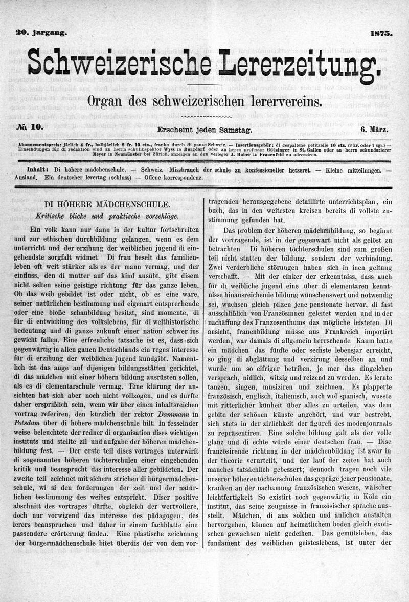Buchumschlag - Heft 10