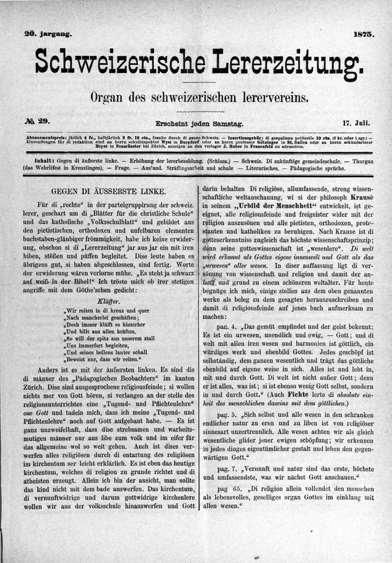 Buchumschlag - Heft 29