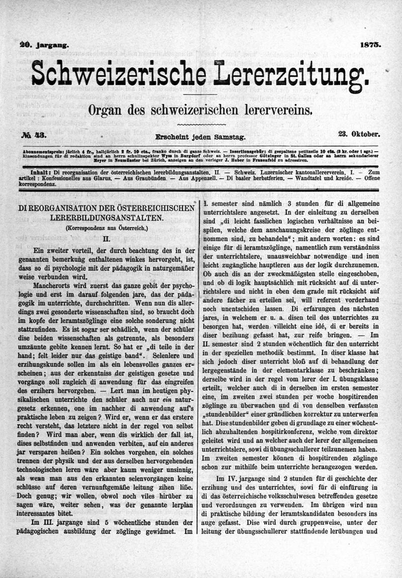 Buchumschlag - Heft 43